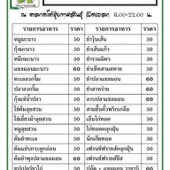 เมนู Dino’s กับแกล้มรสเด็ด ตลาดโต้รุ่งกาฬสินธุ์