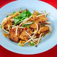 เมนูของร้าน ผัดไทลูกชายบางสะแก
