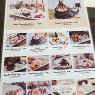 เมนู The Chocolate Factory หัวหิน