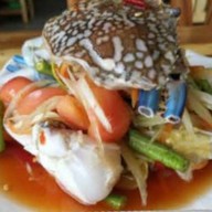 เมนูของร้าน ล้านตำ ยำทะเล