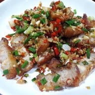 เมนูของร้าน บ้านก้องครัวริมน้ำ