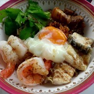 เมนูของร้าน คุณอ๋า ข้าวต้มแห้ง ข้าวต้มปลา โชคชัย4 ซอย 90