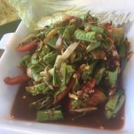 เมนูของร้าน ส้มตำครกใหญ่