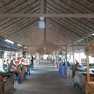 บรรยากาศ ตลาดน้ำวัดบัวขวัญ