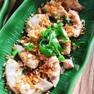 เมนูของร้าน ก๋วยเตี๋ยวหมูภูเขาไฟอุดมผล