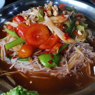 เมนูของร้าน ร้านส้มตำผู้ชายขายหอย นครอินทร์