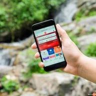 บรรยากาศ น้ำตกบัวตอง