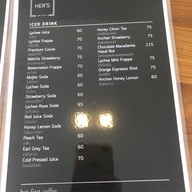 เมนู HERS Cafe