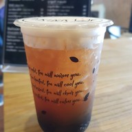 เมนูของร้าน ชานม ถนน345