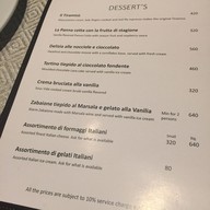 เมนู Trattoria By Andreas