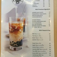 เมนู Nuu Cafe