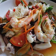 เมนูของร้าน ส้มตำป้าไหม (หลังมหาวิทยาลัยแม่โจ้)