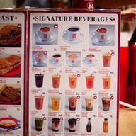 เมนู Ya Kun Kaya Toast King Power รางน้ำ
