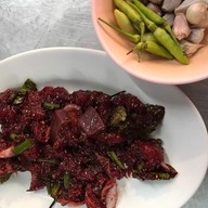 เมนูของร้าน ลาบอุบล-วาริน ป๋าอู๊ด