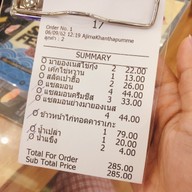 เมนู Shinkanzen Sushi เมเจอร์ รัชโยธิน