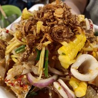 เมนูของร้าน เจ๊เก๋ ยำมะม่วงปูม้า