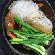 เมนูของร้าน สมศักดิ์ปูอบ Y บีทีเอสกรุงธนบุรี