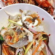 สุดแซ่บ ยำมะม่วงปูม้า ห้วยขวาง ห้วยขวาง