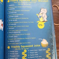 เมนู Smoothie Blues