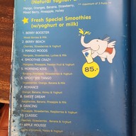 เมนู Smoothie Blues