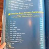 เมนู Smoothie Blues
