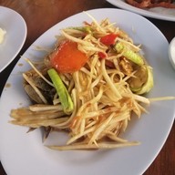เมนูของร้าน ร้านส้มตำป้าน้อย