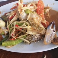 เมนูของร้าน ร้านส้มตำป้าน้อย