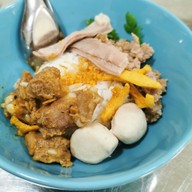 เมนูของร้าน ข้าวต้มแห้งเฮียหนวด