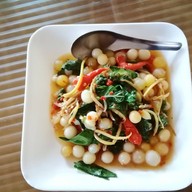 เมนูของร้าน ร้านข้าวใหม่ปลามันAmphawa -