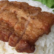เมนูของร้าน ข้าวหมูทอดอิ่มจัง@ถนนจันทน์