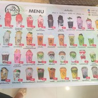 เมนู X-MAN cafe' ซอยพิเศษ มอ. สุราษฎร์