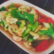 เมนูของร้าน ฮือ กัน มา อาหารป่า อาหารตามสั่ง