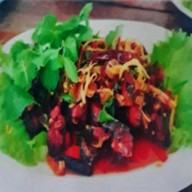 เมนูของร้าน ฮือ กัน มา อาหารป่า อาหารตามสั่ง