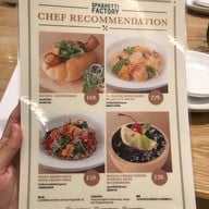 เมนู Spaghetti Factory เซ็นทรัลเวิลด์