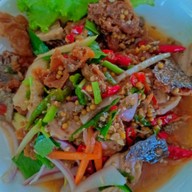 เมนูของร้าน ส้มตำนารี Hee กระดก ห้วยใหญ่,ชากนอก15
