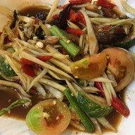 เมนูของร้าน ตำแหล Central Marina