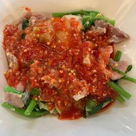 หมูสด ผักสด ตลาดนัดมีเดียร์ ร้านเสือหมูสด & ไข่มุกหมูสด เสือหมูสด หมูกระทะ สาขาตลาดนัดมีเดียร์