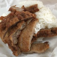 ข้าวหมูทอดอิ่มจัง@ถนนจันทน์