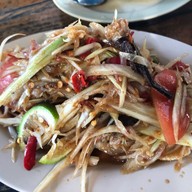 เมนูของร้าน ส้มตำหน้าจวนระนอง