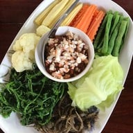 เมนูของร้าน ครัวผักหวานบ้าน ไร่นฤบดินทร์ สาขา 1 แสงชูโต