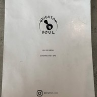 เมนูของร้าน Brighton Soul