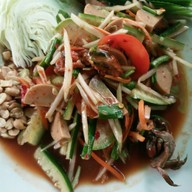 ส้มตำ ตัวแม่ (ตำ ยำ ต้ม น้ำปั่น ) ข้างศรีสวัสดิ์สาขาแยกบ้านบุญส่ง