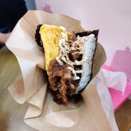 เมนูของร้าน Onigiri Burgar Kuromon Market, Osaka