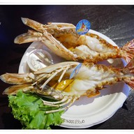 เมนูของร้าน ฟ้าแลบกุ้งเผา