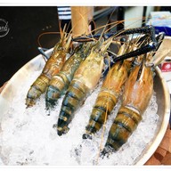 เมนูของร้าน ฟ้าแลบกุ้งเผา