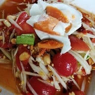 เมนูของร้าน ส้มตำบุญรอด หนองบัวลำภู