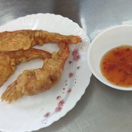เมนูของร้าน ต้นเย็นตาโฟกุ้งทอด