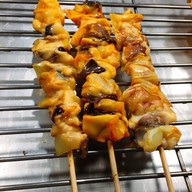 จัมโบ้หมึกย่างพุงแตก จุดขายใกล้กาดสามแยก