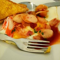 เมนูของร้าน the fresh day - santidarun charity cafe' (halal - อิสลาม) หน้าโรงเรียนสันติดรุณ