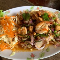 เมนูของร้าน ร้านปลาเขื่อนทองผาภูมิ